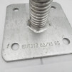 Base Jack - 4 Tonne Capacity - Zinc Plated